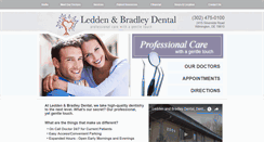 Desktop Screenshot of leddenandbradleydental.com